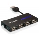 Карманный USB 2.0 концентратор D-Link DUB-104 в Батайске, USB хаб DLink DUB104 (Батайск)