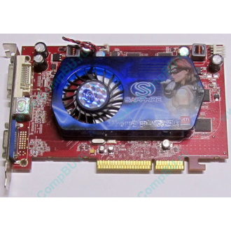 Б/У видеокарта 512Mb DDR2 ATI Radeon HD2600 PRO AGP Sapphire (Батайск)