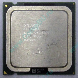 Процессор Intel Celeron D 345J (3.06GHz /256kb /533MHz) SL7TQ s.775 (Батайск)